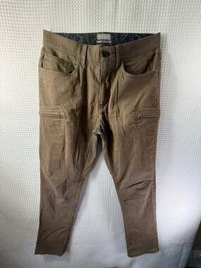 Hickey Freeman 120 Years Brown Utility Cargo Pants